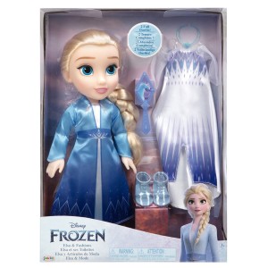 Boneca Disney Frozen Elsa C/ Acessórios E Roupinha 38,1cm-BR1930-99409