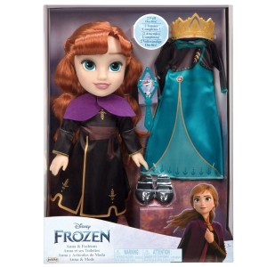 Boneca Disney Frozen Anna C/ Acessórios E Roupinha 38,1cm-BR1931-59484