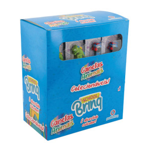 Caneta Click Divertida Animais Polibrinq Scb73 Para Escola E E...