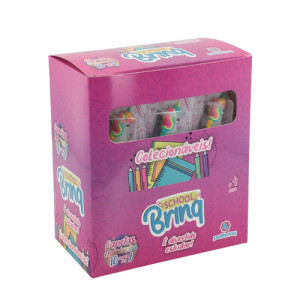 Caneta Multicolorida Encantadas Polibrinq Scb81 Schoolbrinq 6 ...