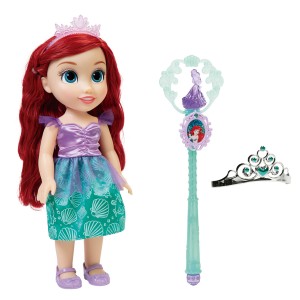 Boneca Princesas Disney Ariel C/ Varinha E Tiara 38,1cm-BR1927-59036