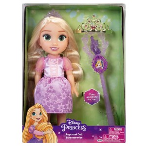 Boneca Princesas Disney Rapunzel C/ Varinha E Tiara 38,1cm-BR1928-12439