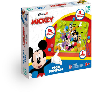 Brinquedo Educativo Mickey Pega Pompom