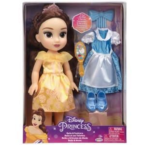 Boneca Princesas Disney Bella C/ Acessórios E Roupinha 38,1cm-BR1929-33230