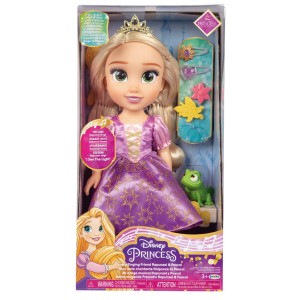 Boneca Princesas Disney Rapunzel Musical C/ Acessórios 38,1cm-BR1935-90321