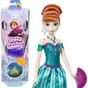 Boneca Disney Frozen Anna Spin E Reveal-121242-16059