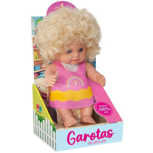 Boneca Milkinha Vinil 22cm Cab.crespo