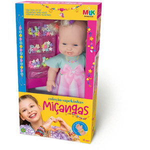 Boneca Sapekinha 35cm C/micangas