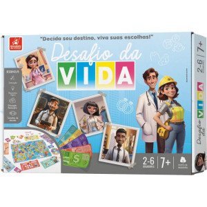 Brinquedo Pedagogico Madeira Jogo Da Vida