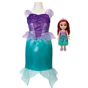 Boneca Princesas Disney Ariel C/ Fantasia Infantil 45,72cm-BR1932-13273