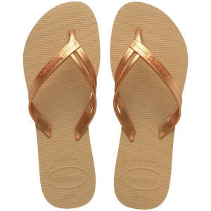 Chinelo Havaianas Feminino Elegance 35/6 Dourada