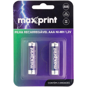 Pilha Recarregavel Palito Aaa 1,2v 900mah-122608-97029