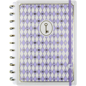 Caderno Inteligente Grande Isa Akkari Purple Key 80fls-122620-31859