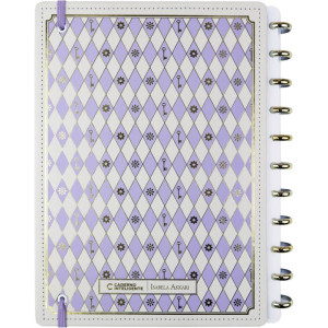 Caderno Inteligente Grande Isa Akkari Purple Key 80fls-122620-89056