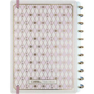 Caderno Inteligente Grande Isa Akkari Rose Key 80fls-122622-78415