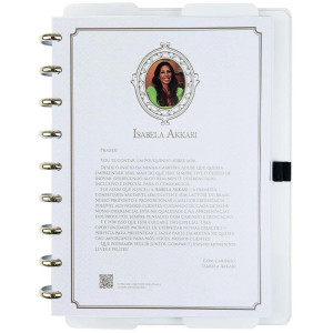 Caderno Inteligente Medio Isa Akkari Purple Key 80fls-122621-50787