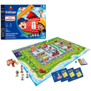 Jogo De Tabuleiro Xalingopolis 72 Pecas-122843-27454