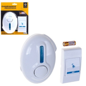 Campainha Redonda A Pilha