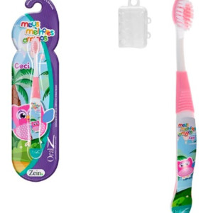 Escova Dental Infantil Estampa Coruja