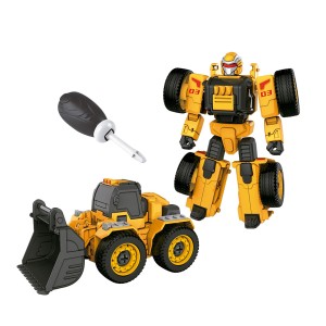 Megaformers Guardian - Robô Trator Amarelo 13cm-BR2023-88862