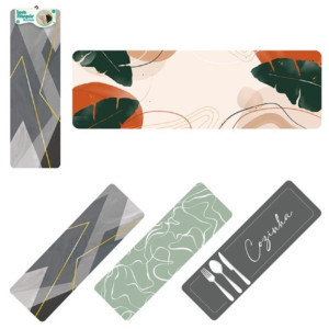 Tapete Absorvente Estampado 38 X 120 X 0,2 Cm