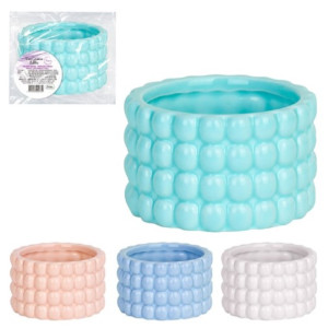 Vaso De Cerâmica Modelo Bubbles 5 Cm