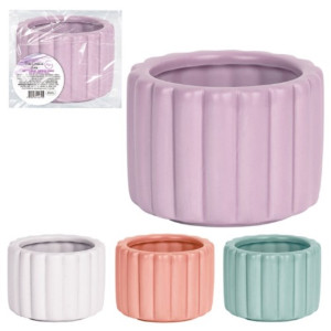 Vaso De Cerâmica Modelo Lines 6 Cm-844072