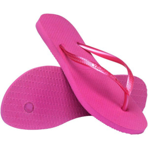 Chinelo Havaianas Feminino Slim 35/6 Rosa Gum-122639-15181