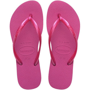 Chinelo Havaianas Feminino Slim 35/6 Rosa Gum-122639-40677