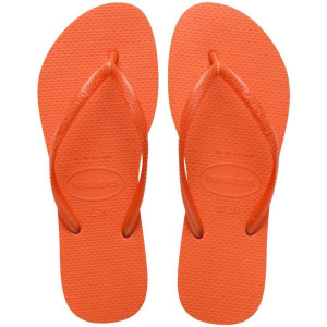 Chinelo Havaianas Feminino Slim 37/8 Laranja Sunset-122649-81947