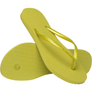 Chinelo Havaianas Feminino Slim 37/8 Wild Lime-122652-19858