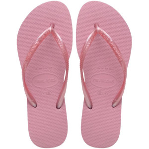 Chinelo Havaianas Feminino Slim 39/0 Rosa Chiffon-122647-86266