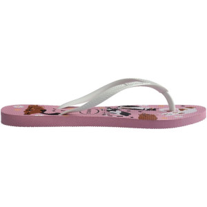 Chinelo Havaianas Feminino Slim Pets 37/8 Rosa Chiffon-122656-95360