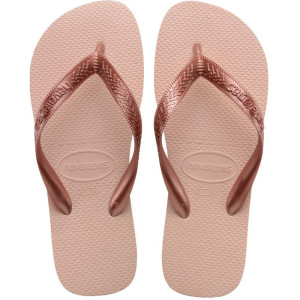 Chinelo Havaianas Feminino Top Tiras 37/8 Rosa Ballet