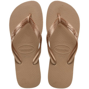 Chinelo Havaianas Feminino Top Tiras 37/8 Rose Gold