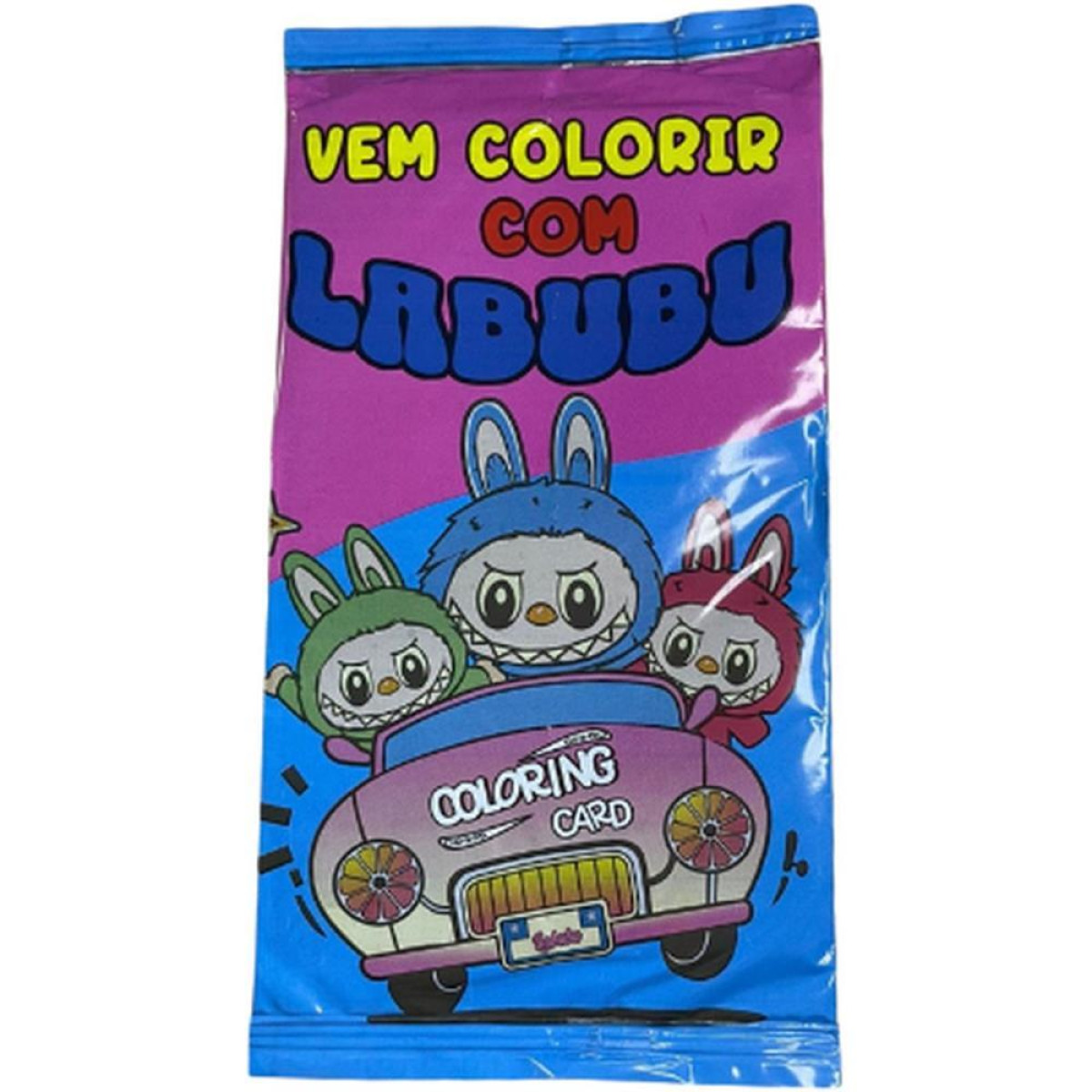 Card De Colorir Labubu C/4 16x10cm (s)-123043-20854