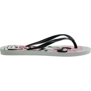 Chinelo Havaianas Feminino Slim Disney 39/0 Branco/preto-123031-73147