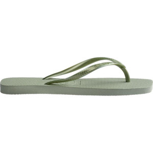 Chinelo Havaianas Feminino Slim Square 35/6 Smoke Green-122682-27351