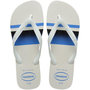 Chinelo Havaianas Masculino Top Basic 39/0 Branco/azul