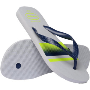 Chinelo Havaianas Masculino Top Basic 39/0 Cinza/marinho-123026-31088