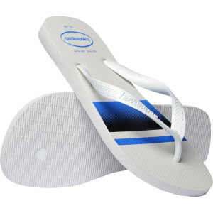 Chinelo Havaianas Masculino Top Basic 41/2 Branco/azul-123024-72511