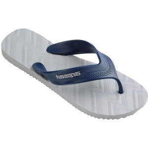 Chinelo Havaianas Masculino Track Waves 39/0 Cinza Gelo-123004-90301