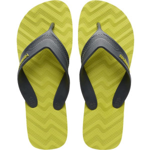 Chinelo Havaianas Masculino Track Waves 39/0 Wild Lime-122691-97481