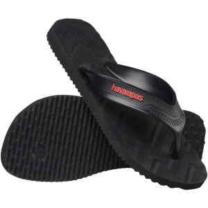 Chinelo Havaianas Masculino Track Waves 43/4 Preto-123002-93280