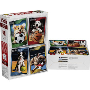 Quebra-cabeca Cartonado Cachorrin. Esportistas 1000pcs-122846-65182