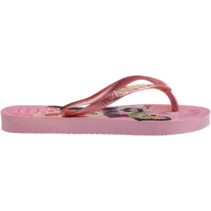 Chinelo Havaianas Infantil Princesas Slim Kids 29/0 Rosa-123083-47456