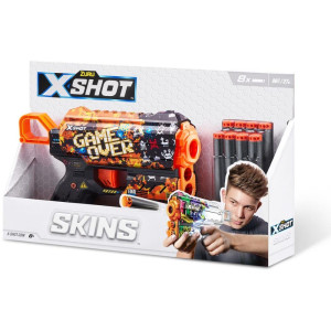 Lancador X-shot Skin Flux C/8 Dardos-122862-22667