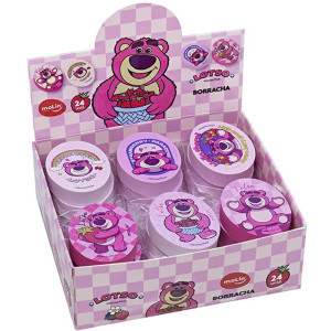 Borracha Decorada Lotso Sortidas