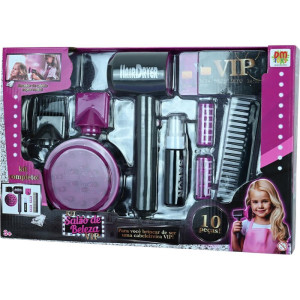 Brincando De Profissoes Kit Salao De Beleza Vip 10pcs-122955-17268