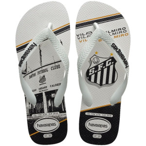 Chinelo Havaianas Masculino Top Santos 39/0 Branco